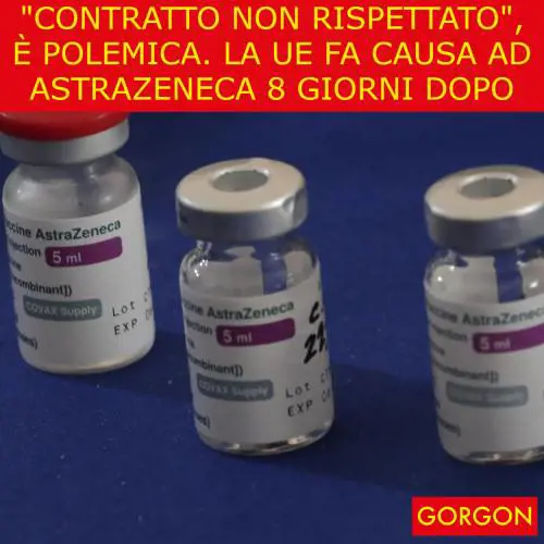 Ecco la satira del giorno. La Ue fa causa ad Astrazeneca