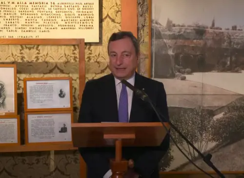 25 aprile, Draghi: "Noi italiani non fummo tutta brava gente"