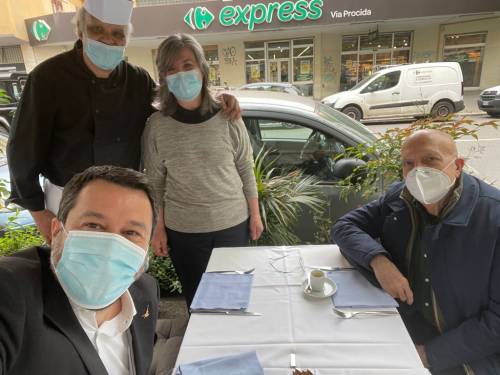 Salvini gli offre il caffè e punta su Albertini. "A maggio la decisione"
