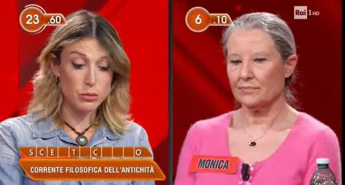 "È impazzita?", gelo all'Eredità. Alla concorrente scappa una parolaccia