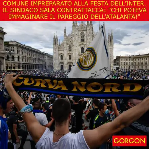 Ecco la satira del giorno. Festa Inter, sindaco all'attacco