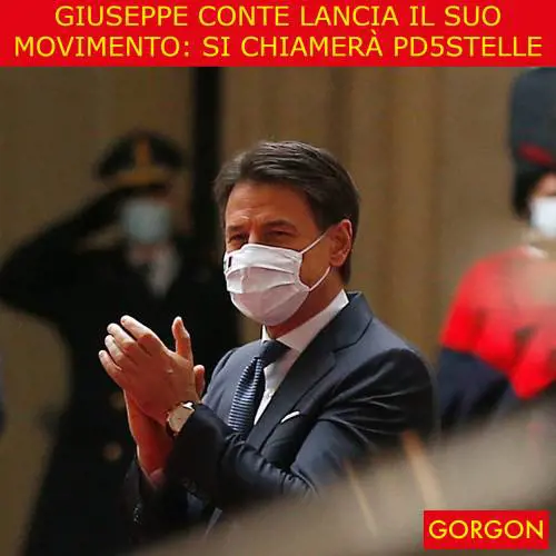 Ecco la satira del giorno. Conte lancia il suo movimento