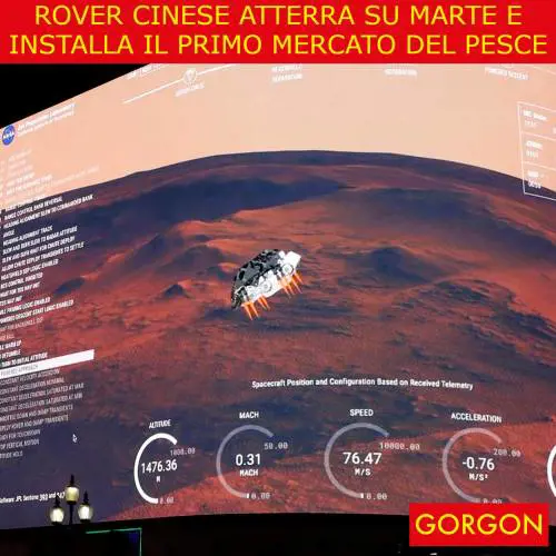Ecco la satira del giorno. Rover cinese atterra su Marte