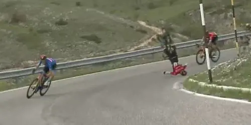 Quel terribile volo sfortunato e fortunato di Mohoric