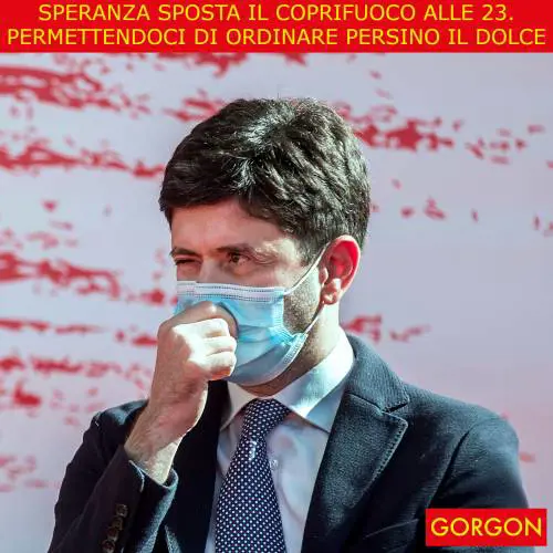 Ecco la satira del giorno. Coprifuoco alle 23