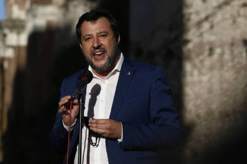 Il leader della Lega Matteo Salvini