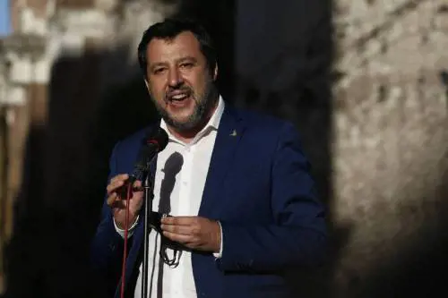 Il leader della Lega Matteo Salvini