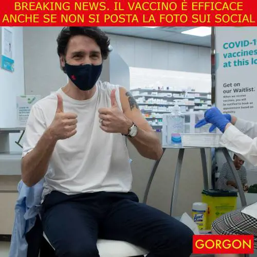 Ecco la satira del giorno: breaking news sul vaccino