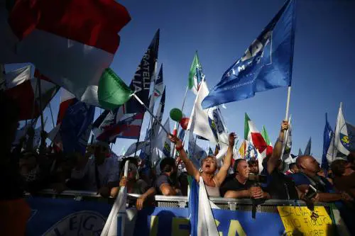 Gli elettori premiano il partito unico del centrodestra: il 54% è favorevole