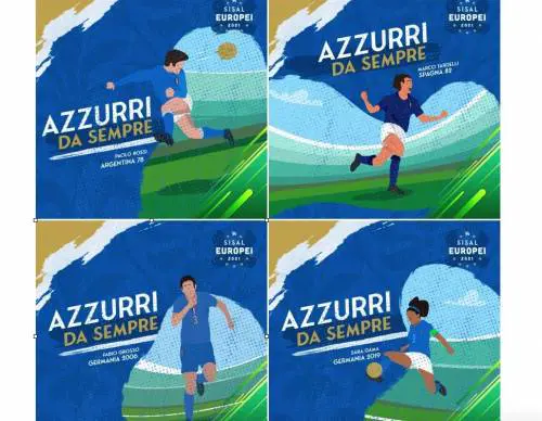 Europei, Sisal lancia il concept "Azzurri da sempre"