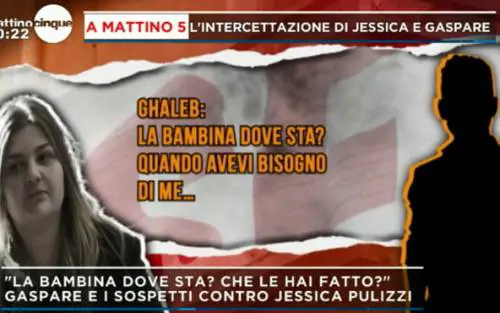 Screenshot programma Mattino Cinque