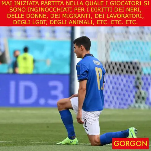 Ecco la satira del giorno. Diritti umani fermano partita