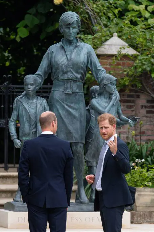 Harry e William si rivedono per Diana. Ma è solo finzione