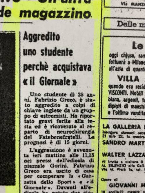 Picchiati nei bar e insultati sui treni. E ci toccarono anche le chiavi inglesi