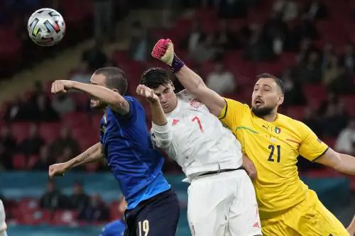 La Nazionale prigioniera in una grande serata di calcio