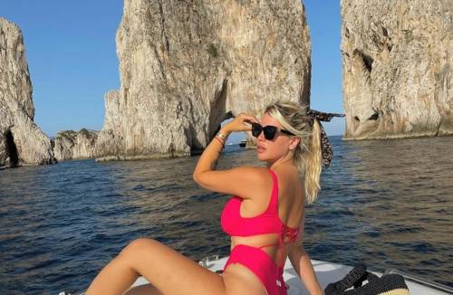 Wanda Nara follie a Capri: ​"Ha speso 2mila euro a notte"