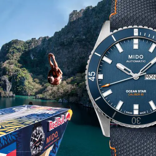 Mido Ocean Star per Redbull Cliff Diving