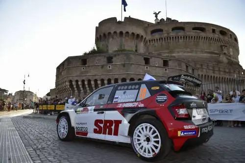 Il rally di Roma Capitale incanta alle Terme di Caracalla