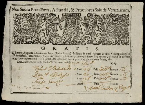 L'idea del certificato è vecchia di secoli come anche la lotta (dura) alle malattie