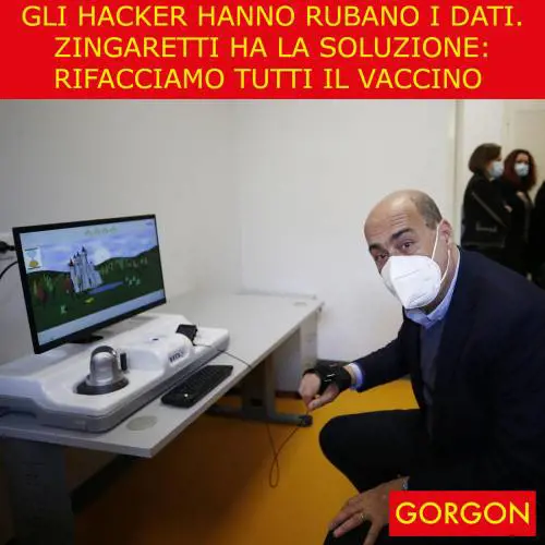 Ecco la satira del giorno. La soluzione di Zingaretti