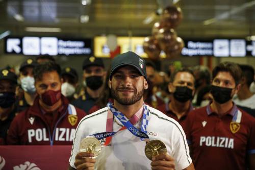 "Grazie Italia": Jacobs torna a casa da campione