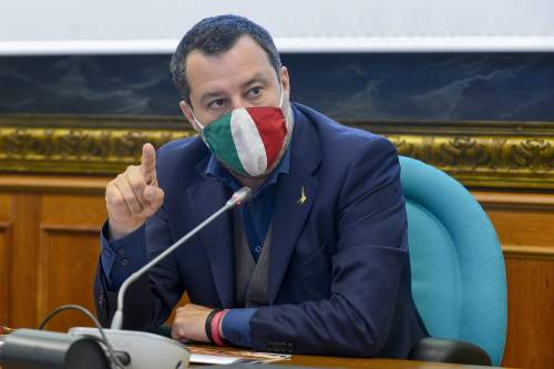 Salvini: "Letta e Conte non si trovano bene nel governo? Si facciano da parte"