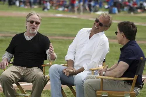 Match ufficiale di Major League sul set del film di Kevin Costner