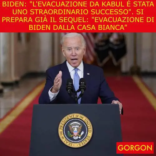 Ecco la satira del giorno. Il successo di Biden