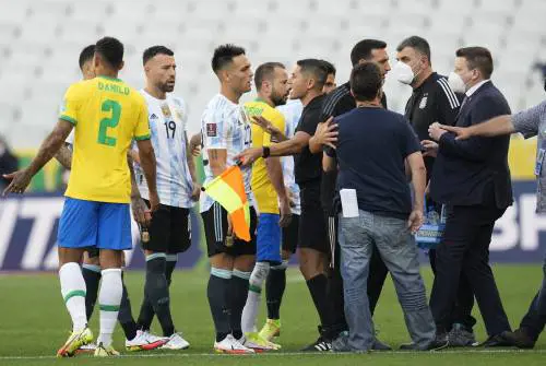 Brasile-Argentina choc. Partita interrotta per quarantena violata