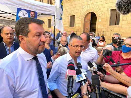 Salvini sfida Letta sul futuro di Mps: “No alla svendita, divenga terzo polo"