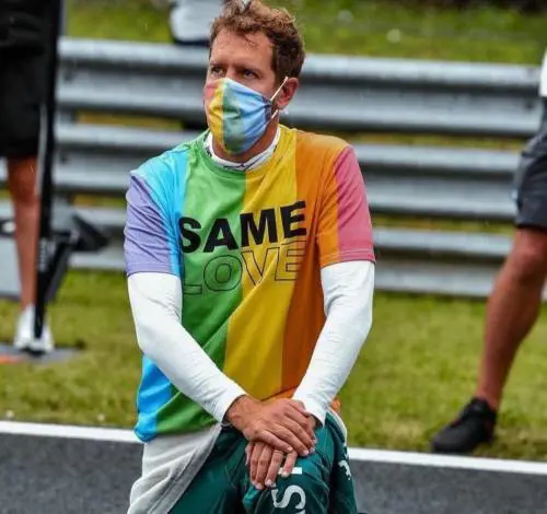 Vettel e la maglia Lgbt. Scoppia la polemica