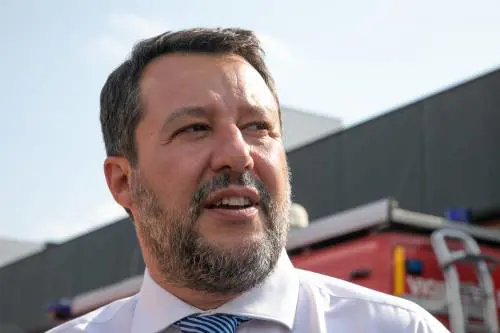 Il leader della Lega Matteo Salvini