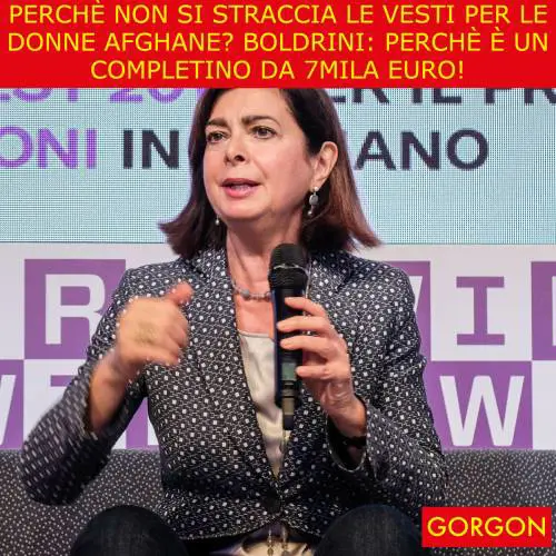 Ecco la satira del giorno. Silenzio sulle donne afghane