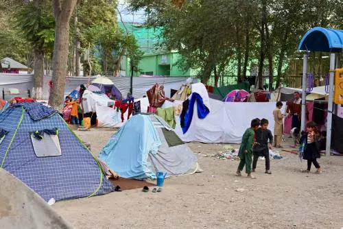 Tra gli sfollati a Kabul