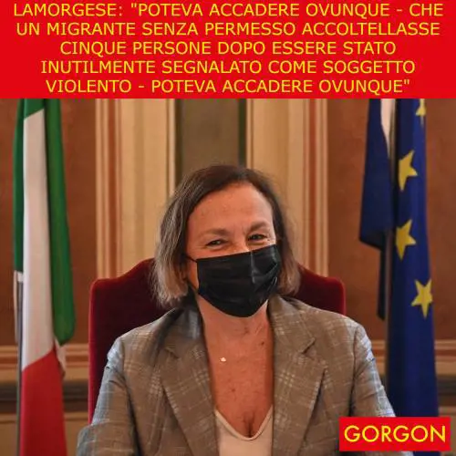 Ecco la satira del giorno. Lamorgese: "Poteva accadere ovunque"