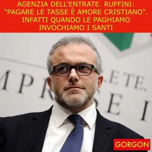 Ecco la satira del giorno. Pagare le tasse è "amore cristiano"