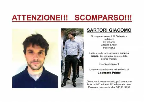 Il padre di Sartori rivela: "Perché era turbato"