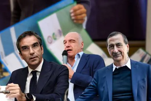 Michetti avanti a Roma, alla sinistra Milano, Napoli e Bologna. Bene Occhiuto in Calabria