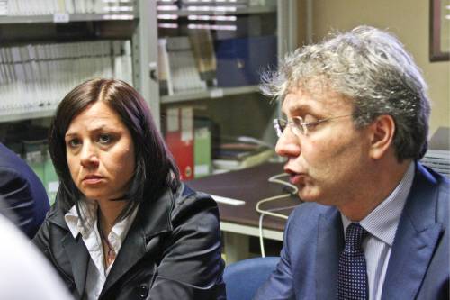 Piera Maggio e Giacomo Frazzitta nel 2013, alla fine del processo per il sequestro di Denise