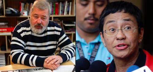 "Simboli della libertà d'espressione": Nobel per la pace a due giornalisti