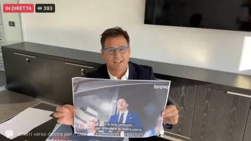 Angelo Ciocca in diretta Facebook