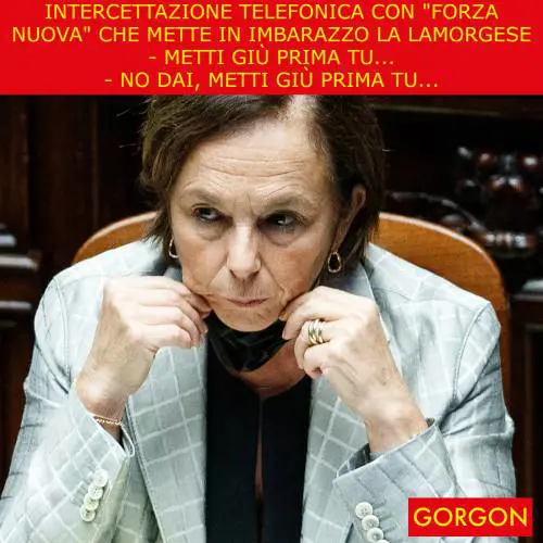 Ecco la satira del giorno. L'imbarazzo della Lamorgese