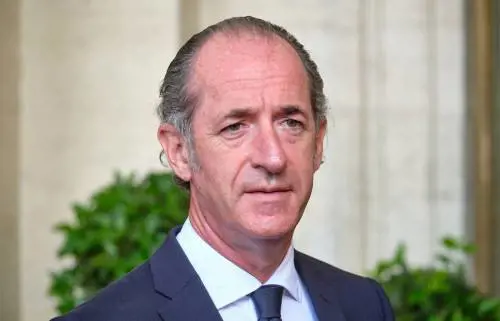 Il governatore del Veneto Luca Zaia