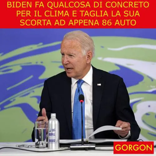 Ecco la satira del giorno. Biden: qualcosa di concreto per il clima
