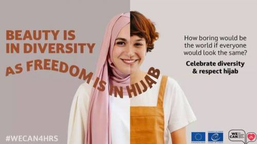 La campagna choc dell'Ue (finanziata e poi ritirata): "Il velo islamico è libertà"
