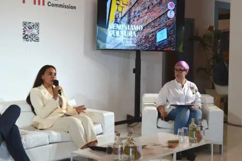 Elena Busson, vicepresidente di Fondazione Rovigo Cultura, presenta il Cinema Duomo al Festival del Cinema di Venezia