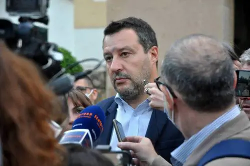 Il leader della Lega Matteo Salvini