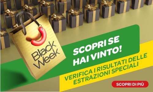 La "Black Week" di SuperEnalotto regala 300 premi da 50mila euro