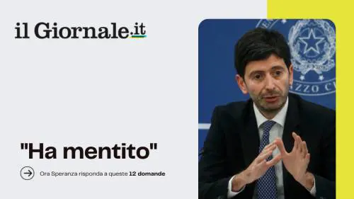 Dodici domande per il ministro Speranza