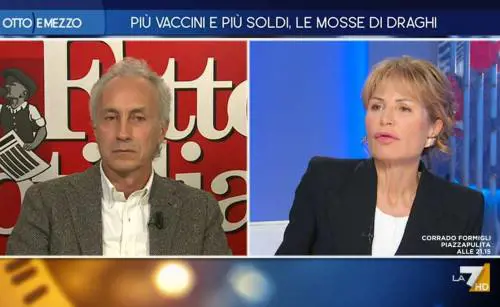 "Pessimo servizio", "Fai la lezione". Scintille in tv tra Gruber e Travaglio